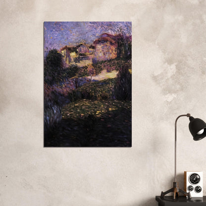 PAESAGGIO 1909 - Carlo Carra Brushed Aluminum Print - 70x100 cm / 28x40 inches | Carlo Carra Aluminum Print | Carlo Carra Prints