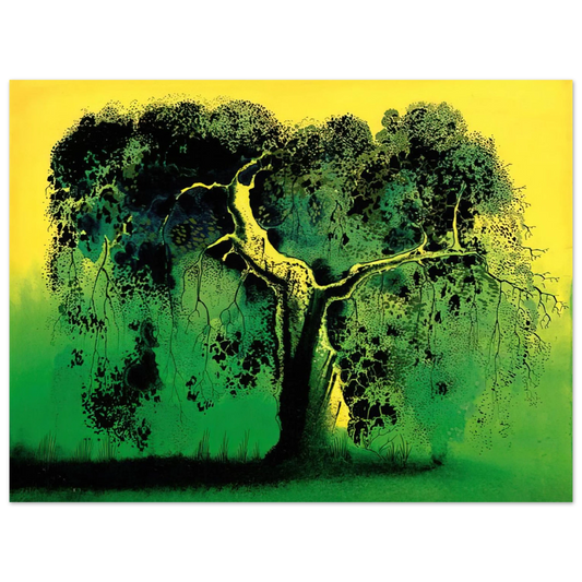 Eyvind Earle - Sycamore  75x100 cm / 30x40inches Fine Art Poster