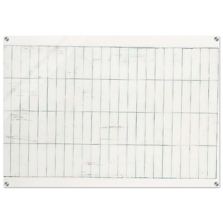 Grid I Lewison 17 - Minimalism - Brice Marden Acrylic Print - 70x100 cm / 28x40″ inches