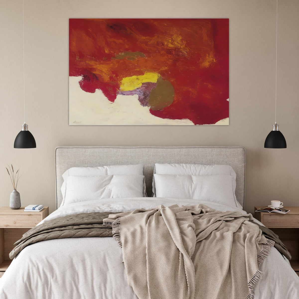 Byzantium III - 1958 - Theodoros Stamos Art Prints - 100x150 cm / 40x60″ inches | Theodoros Stamos Poster | Theodoros Stamos Prints