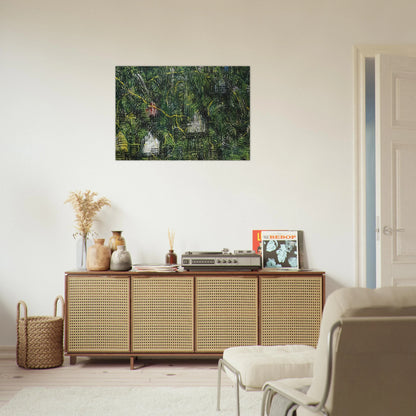 Bee - 1999 - Jennifer Bartlett Brushed Aluminum Print - 70x100 cm / 28x40 inches | Jennifer Bartlett Aluminum Print | Jennifer Bartlett Prints