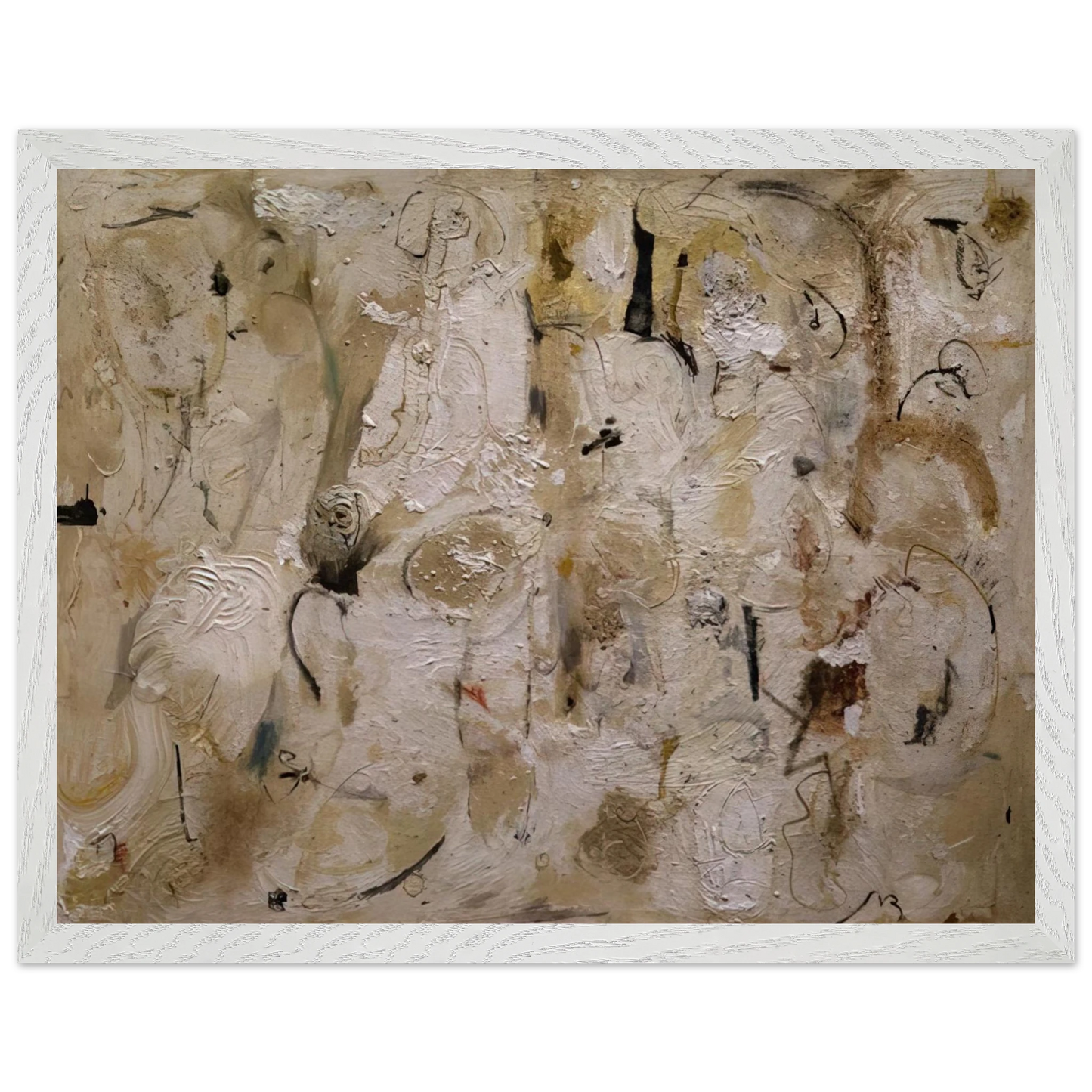 Helen Frankenthaler - Painted on 21st Street - 1951 Wall art - 28x43  cm / XL (11x17 inches) - Fine Art Poster-canvas - -