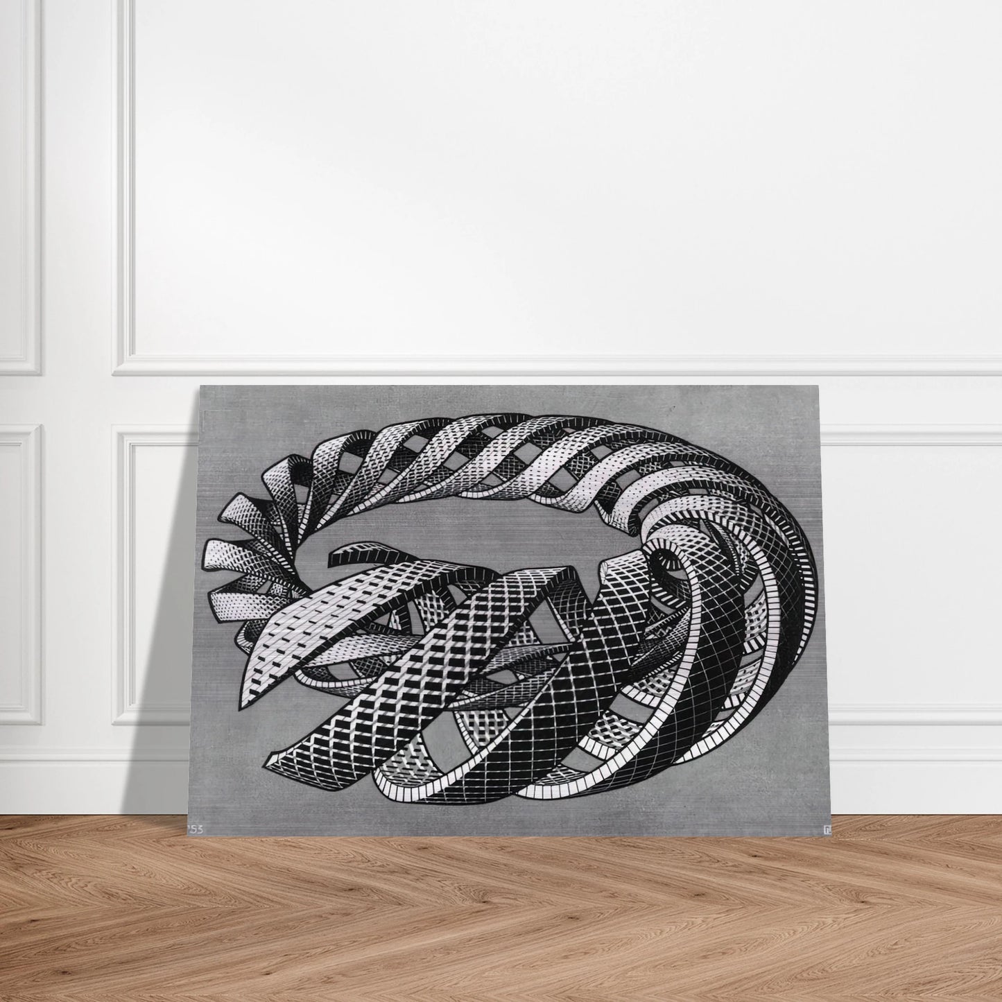 SPIRALS - MC Escher Brushed Aluminum Print - 70x100 cm / 28x40 inches | MC Escher Aluminum Print | MC Escher Prints