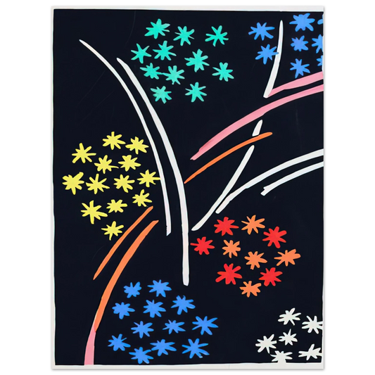 Sonia Delaunay - COMPOSITION 35  75x100 cm / 30x40inches Fine Art Poster