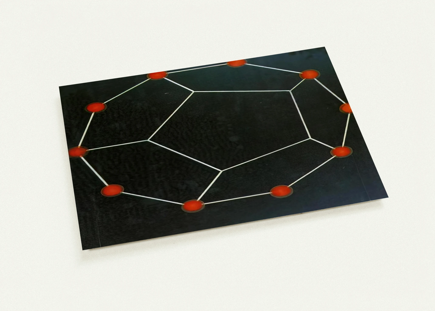 PENTAGONAL SARDANA 1 By Salvador Dali Pack of 10 Post Cards | Salvador Dali Post Cards | A6 (10.5 x 14.8 cm) - 4.1 x 5.8 inches