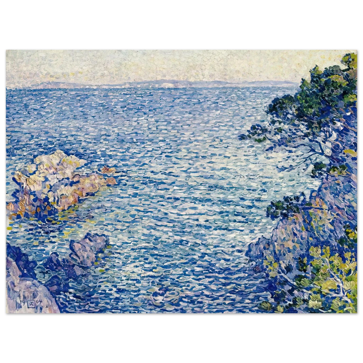 Theo van Rysselberghe - THE POINT OF ROSSIGNOL 1904  75x100 cm / 30x40inches Fine Art Poster