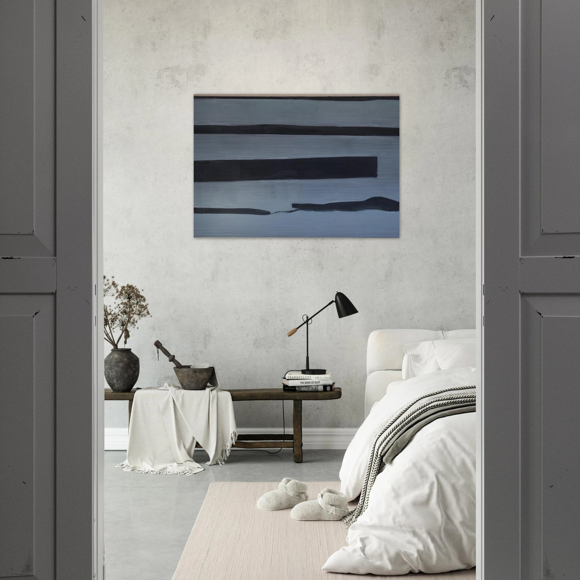 Untitled - 1956 - Donald Judd Brushed Aluminum Print - 70x100 cm / 28x40 inches | Donald Judd Aluminum Print | Donald Judd Prints