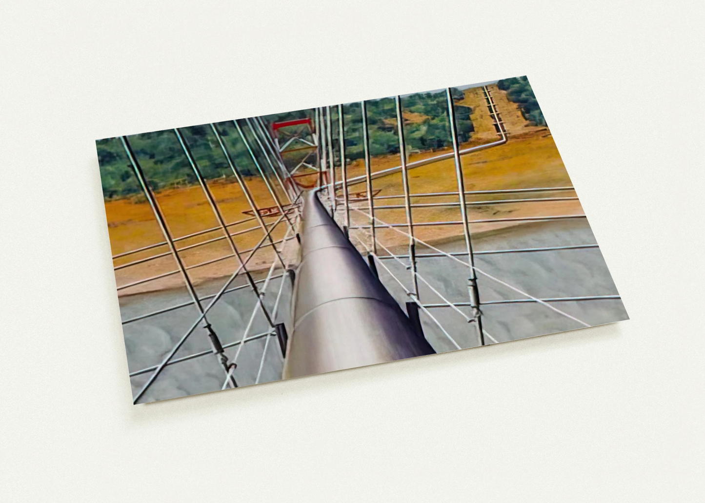 Pipeline - 1955 By Clarence Holbrook Carter Pack of 10 Post Cards | Clarence Holbrook Carter Post Cards | A6 (10.5 x 14.8 cm) - 4.1 x 5.8 inches