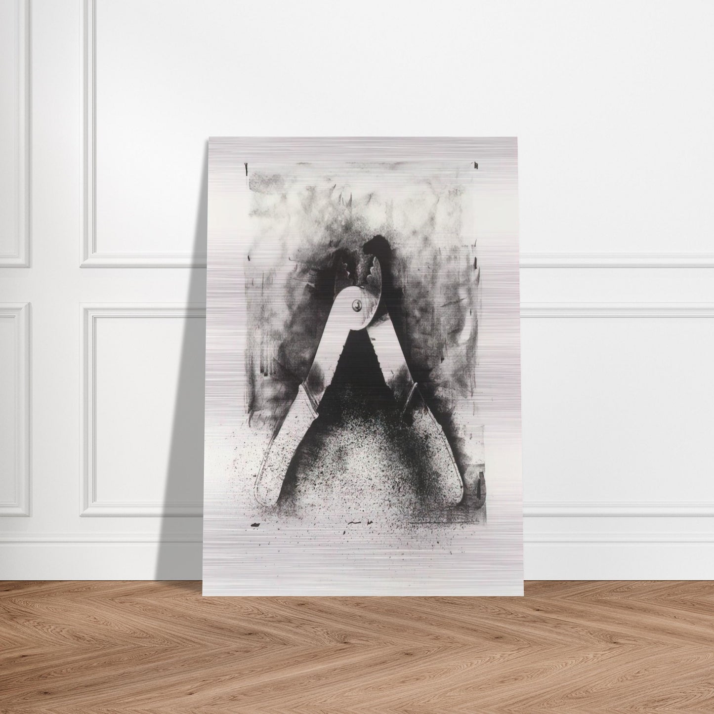 UNTITLED FROM TEN WINTER TOOLS 1973 7 - Jim Dine Brushed Aluminum Print - 70x100 cm / 28x40 inches | Jim Dine Aluminum Print | Jim Dine Prints