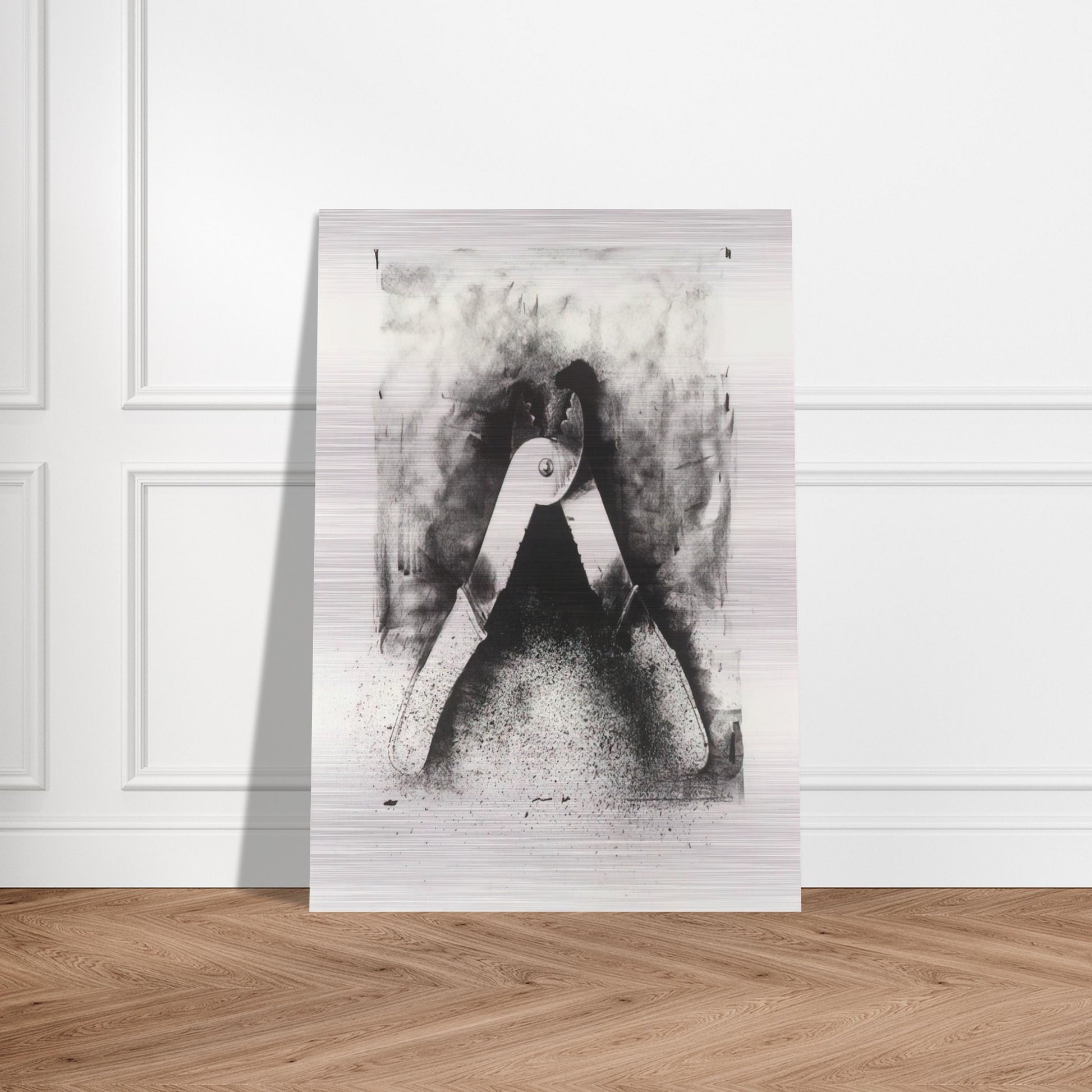 UNTITLED FROM TEN WINTER TOOLS 1973 7 - Jim Dine Brushed Aluminum Print - 70x100 cm / 28x40 inches | Jim Dine Aluminum Print | Jim Dine Prints