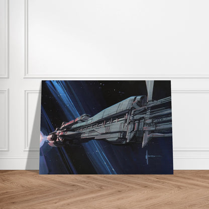 Syd Mead - Syd Mead Brushed Aluminum Print - 70x100 cm / 28x40 inches | Syd Mead Aluminum Print | Syd Mead Prints