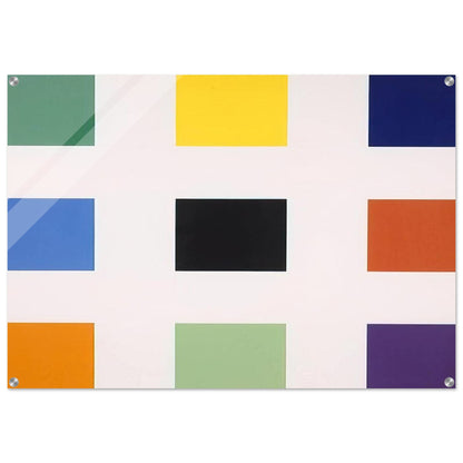Nine Squares - Ellsworth Kelly Acrylic Print - 70x100 cm / 28x40″ inches