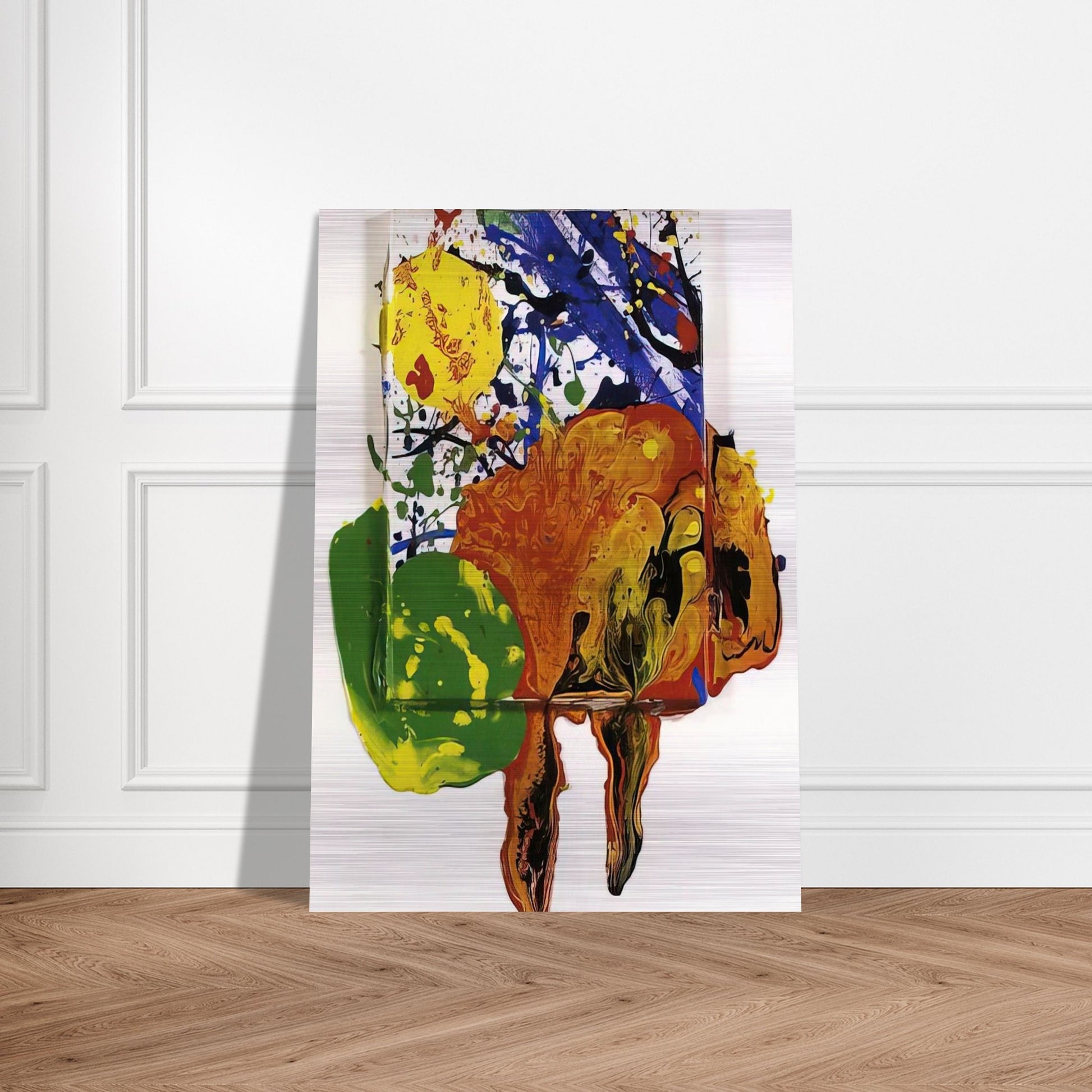 Untitled  SFP89-105  - Sam Francis Brushed Aluminum Print - 70x100 cm / 28x40 inches | Sam Francis Aluminum Print | Sam Francis Prints