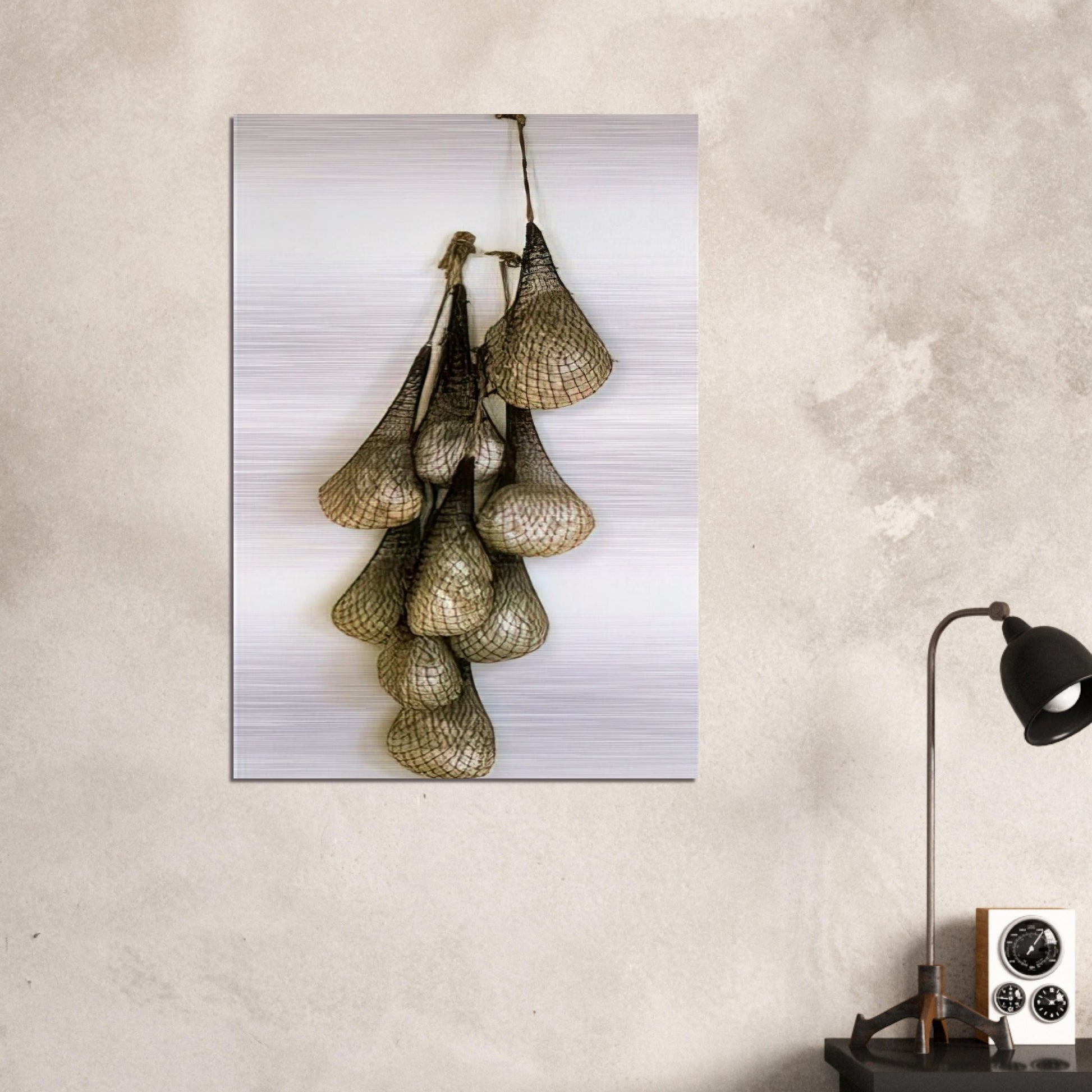 UNTITLED OR NOT YET 1966 - Eva Hesse Brushed Aluminum Print - 70x100 cm / 28x40 inches | Eva Hesse Aluminum Print | Eva Hesse Prints