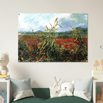 Green Ears of Wheat - Vincent van Gogh Acrylic Print - 70x100 cm / 28x40″ inches | Vincent van Gogh Wall Art | Vincent van Gogh Prints
