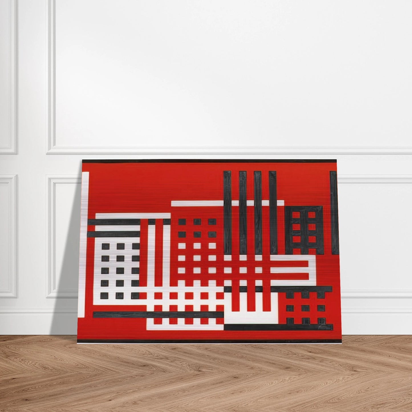 FACTORY 1925 - Josef Albers Brushed Aluminum Print - 70x100 cm / 28x40 inches | Josef Albers Aluminum Print | Josef Albers Prints