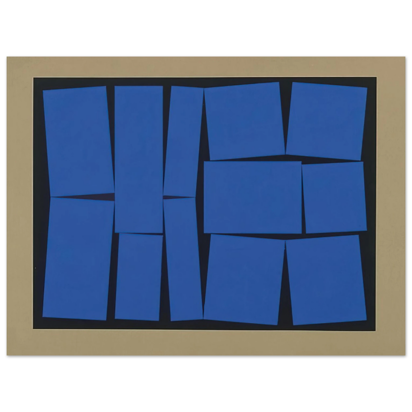 Helio Oiticica - Metaesquema 19 - 1958  75x100 cm / 30x40inches Fine Art Poster