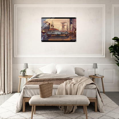 Syd Mead - Syd Mead Acrylic Print - 70x100 cm / 28x40″ inches