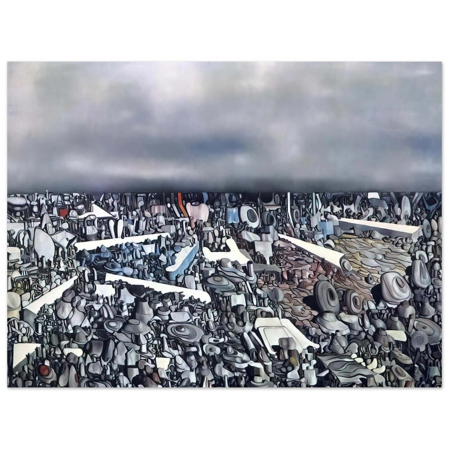 Yves Tanguy - Multiplication of the Arcs  75x100 cm / 30x40inches Fine Art Poster