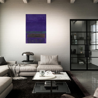 Untitled [Blue, Green, and Brown] - 1952 - Mark Rothko Brushed Aluminum Print - 70x100 cm / 28x40 inches | Mark Rothko Aluminum Print | Mark Rothko Prints