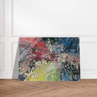 Horizons ouverts - Jean-Paul Riopelle Acrylic Print - 70x100 cm / 28x40″ inches