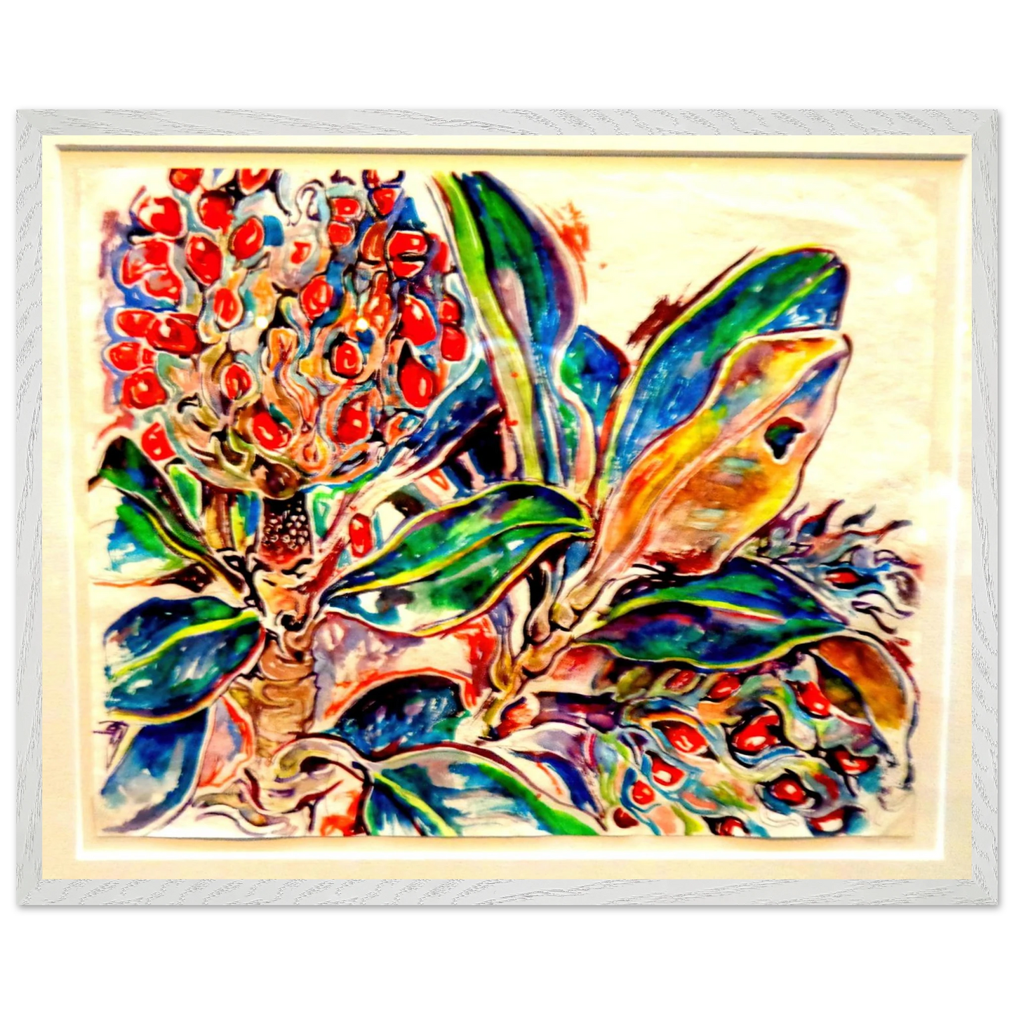 Walter Inglis Anderson - Walter Anderson Wall art - 15x20 cm / 6x8 inches - Premium Wooden Framed Poster With Fine Art Paper-canvas - White frame