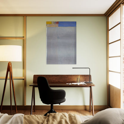 Ocean Park #49 - Richard Diebenkorn Brushed Aluminum Print - 70x100 cm / 28x40 inches | Richard Diebenkorn Aluminum Print | Richard Diebenkorn Prints
