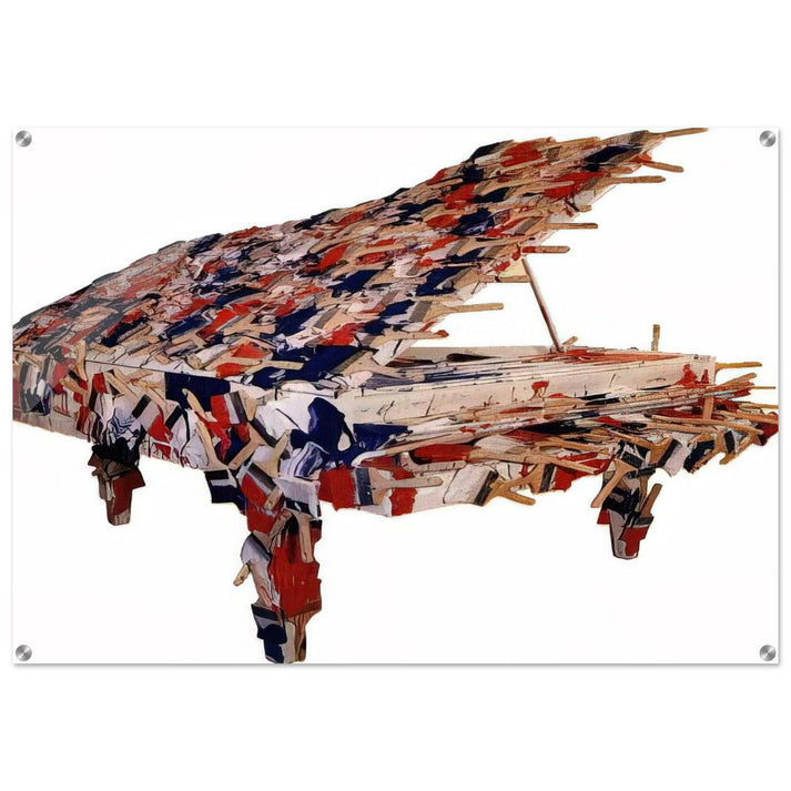 La Marseillaise - 1989 - Arman Acrylic Print - 70x100 cm / 28x40″ inches | Arman Wall Art | Arman Prints