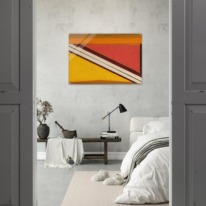 Diagonal 4 - 1963 - Larry Zox Acrylic Print - 70x100 cm / 28x40″ inches | Larry Zox Wall Art | Larry Zox Prints