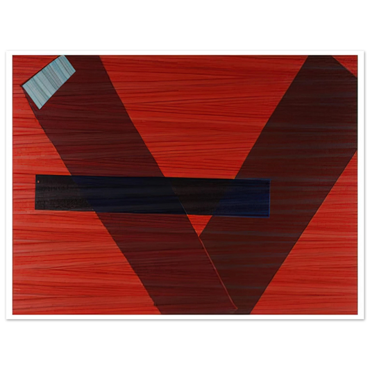 Sam Gilliam - Blue Line  75x100 cm / 30x40inches Fine Art Poster