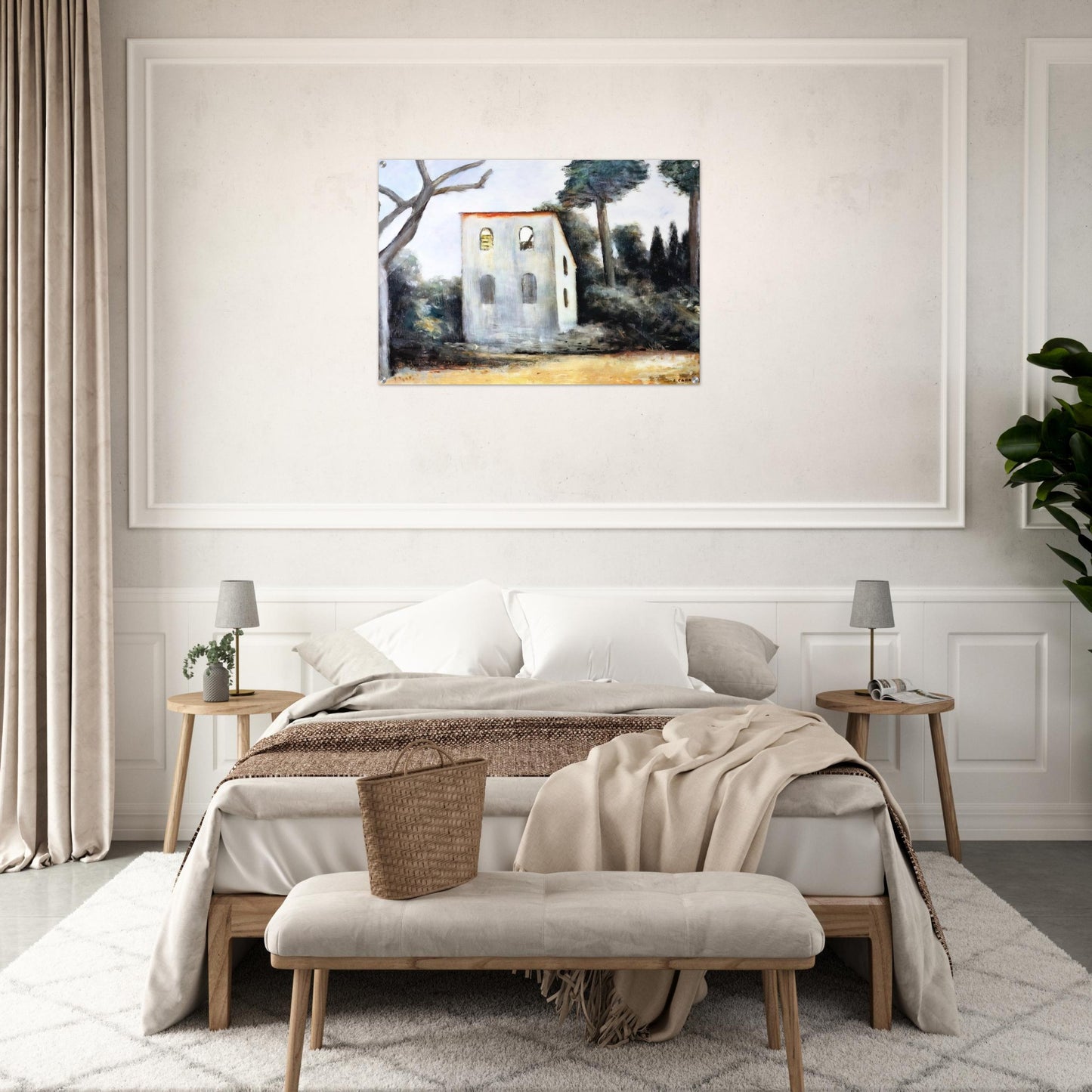 LA CASA ABBANDONATA 1930 - Carlo Carra Acrylic Print - 70x100 cm / 28x40″ inches