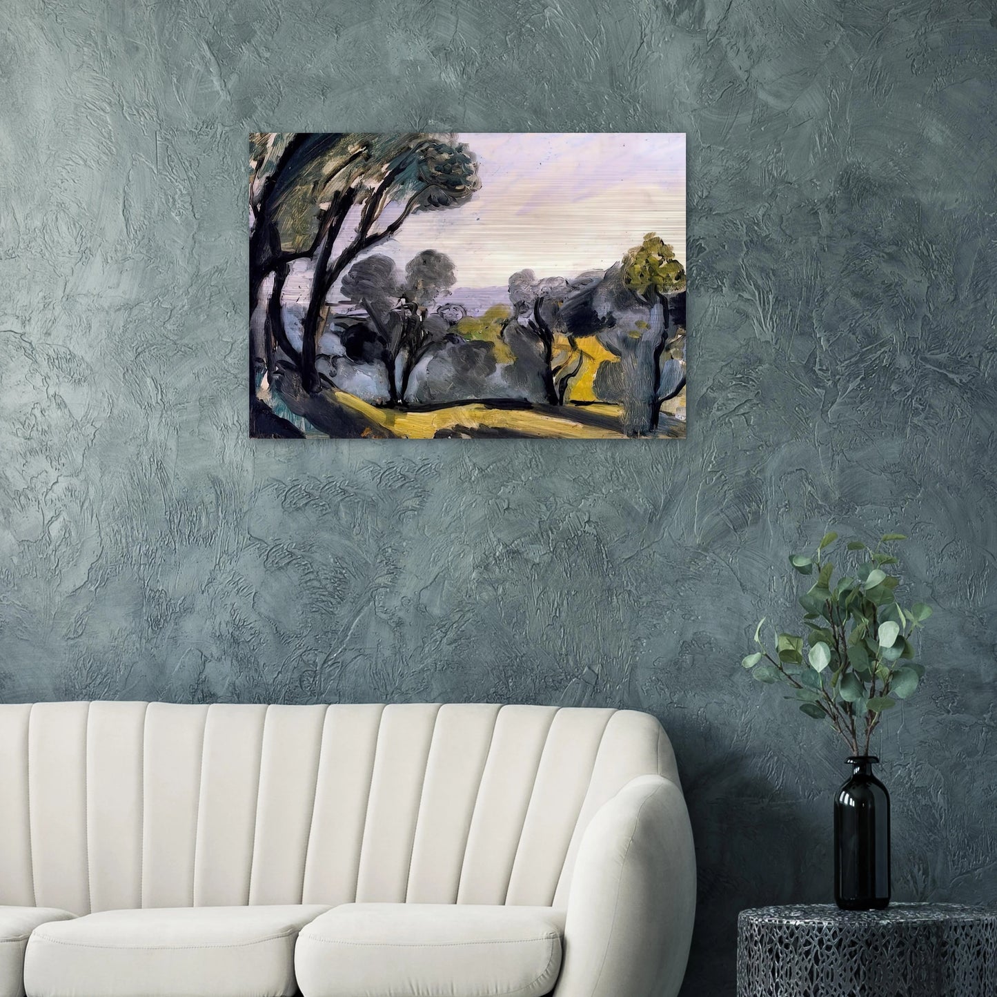 LANDSCAPE WITH OLIVE TREES 1918 - Henri Matisse Brushed Aluminum Print - 70x100 cm / 28x40 inches | Henri Matisse Aluminum Print | Henri Matisse Prints