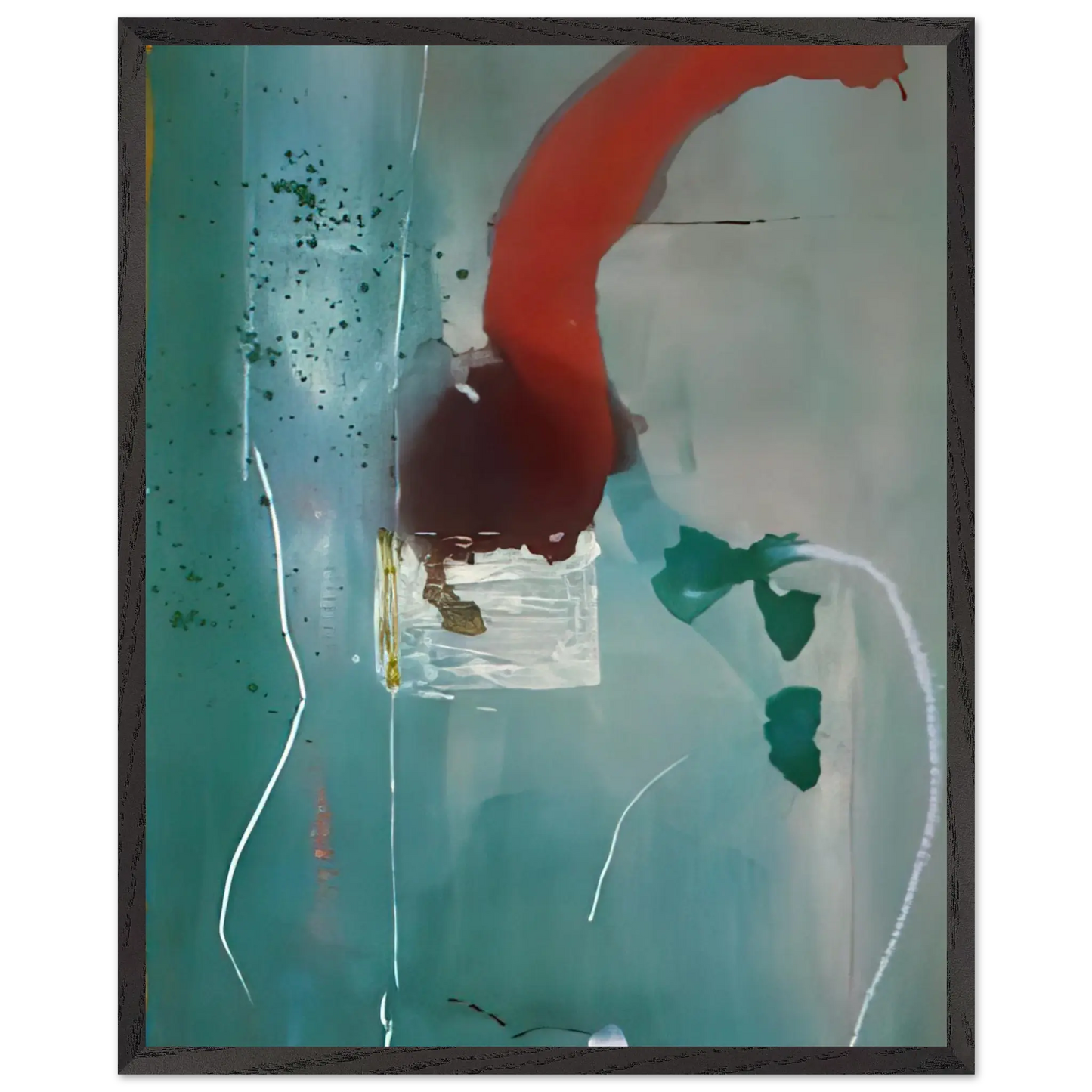 Helen Frankenthaler - Square One - 1985 Wall art - 30x40 cm / 12x16 Inches - Fine Art Poster - -