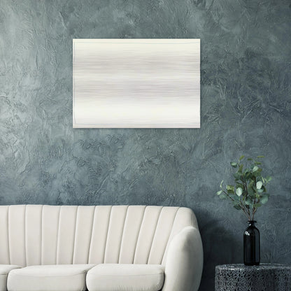 Bent Line Drawing - Robert Ryman Brushed Aluminum Print - 70x100 cm / 28x40 inches | Robert Ryman Aluminum Print | Robert Ryman Prints