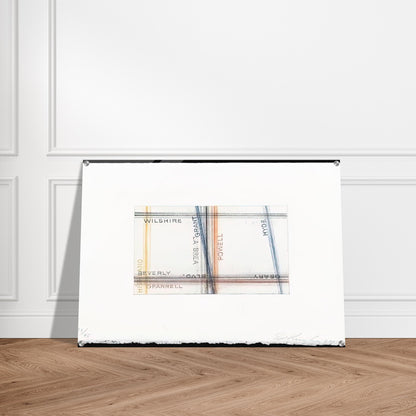 GRANT FROM LOS FRANCISCO SAN ANGELES PORTFOLIO - Edward Ruscha Acrylic Print - 70x100 cm / 28x40″ inches