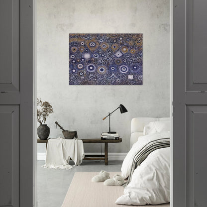 Night Landscape - Richard Pousette-Dart Brushed Aluminum Print - 70x100 cm / 28x40 inches | Richard Pousette-Dart Aluminum Print | Richard Pousette-Dart Prints