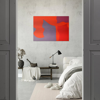 Passage-‚rosion - Fernand Leduc Brushed Aluminum Print - 70x100 cm / 28x40 inches | Fernand Leduc Aluminum Print | Fernand Leduc Prints