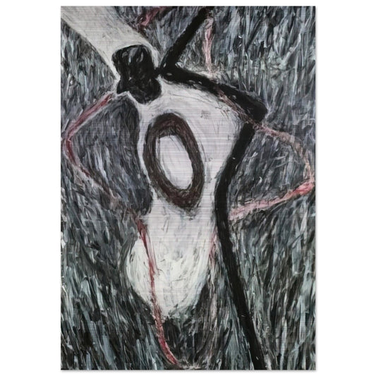 FEBRUARY 1981 - Susan Rothenberg Brushed Aluminum Print - 70x100 cm / 28x40 inches | Susan Rothenberg Aluminum Print | Susan Rothenberg Prints