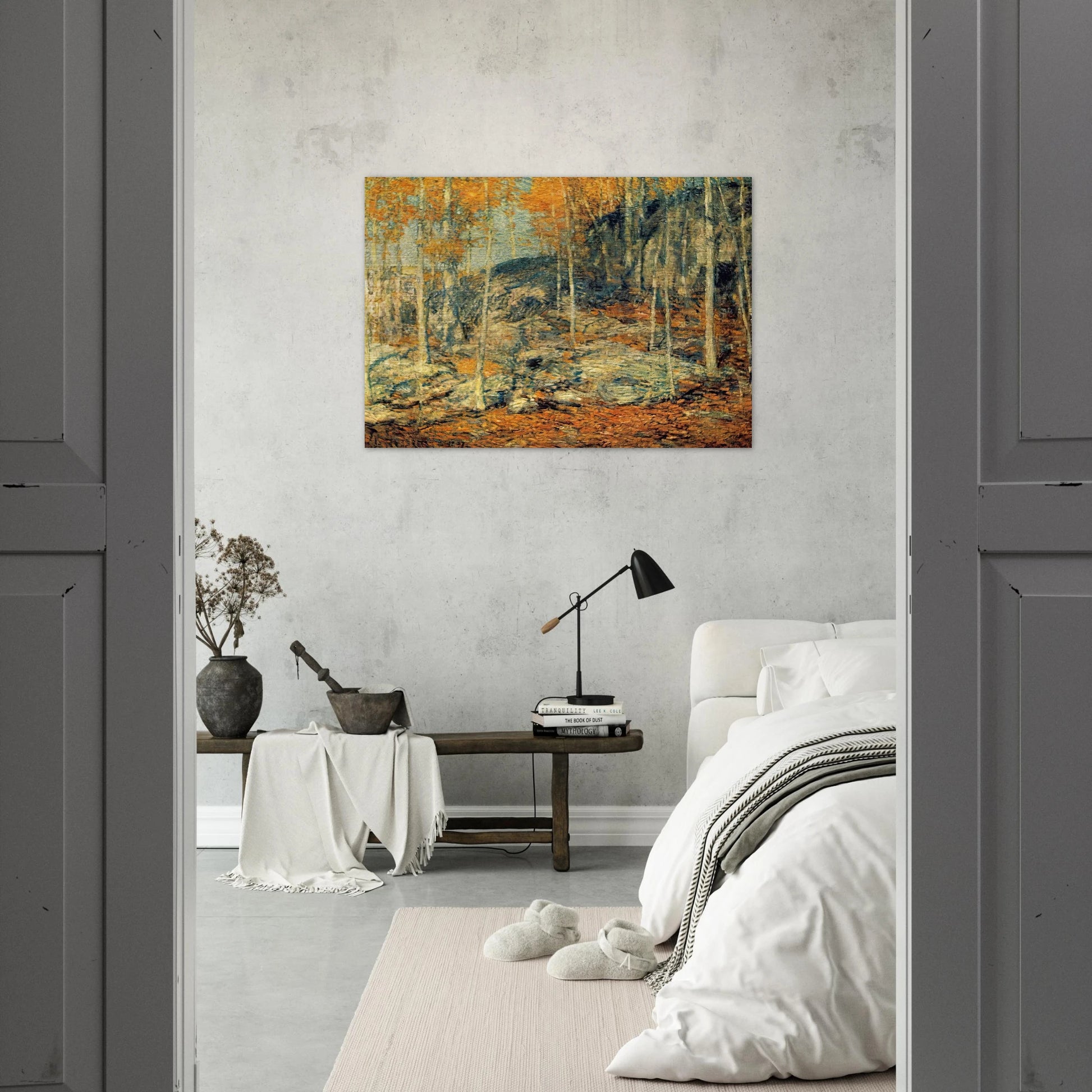 The Ledges - Childe Hassam Brushed Aluminum Print - 70x100 cm / 28x40 inches | Childe Hassam Aluminum Print | Childe Hassam Prints