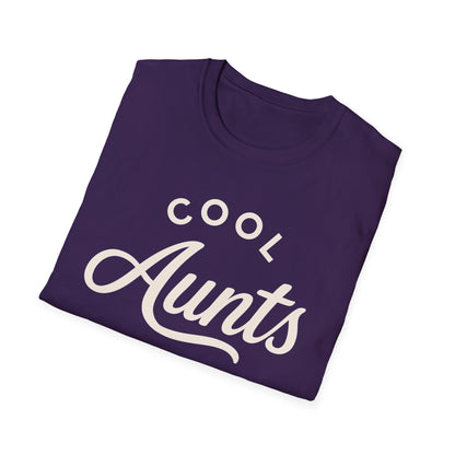 T-shirt du Cool Aunts Club, T-shirt rigolo pour tante, T-shirt graphique "Meilleure tante jamais", T-shirt mignon et impertinent pour la famille