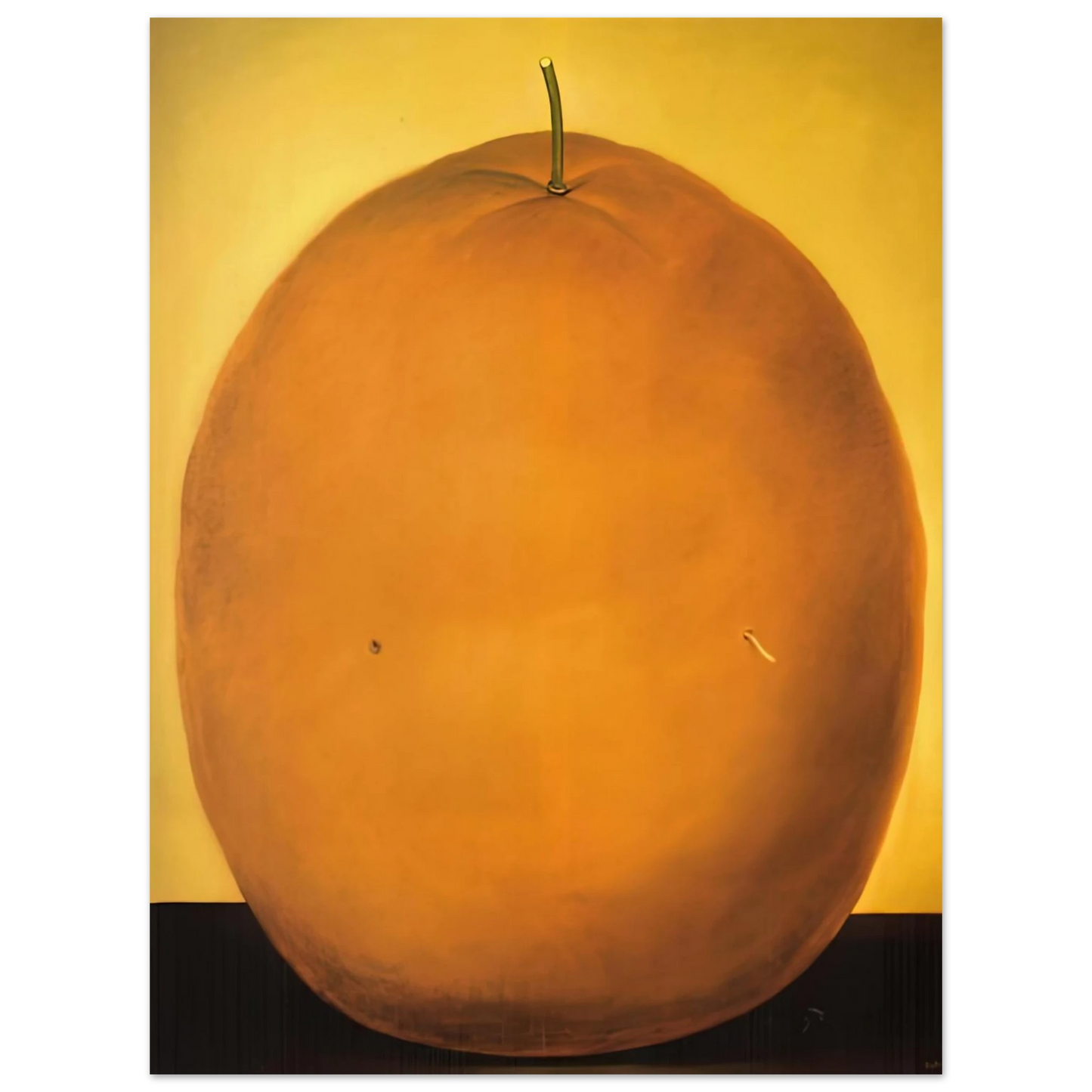 Fernando Botero - ORANGE  75x100 cm / 30x40inches Fine Art Poster