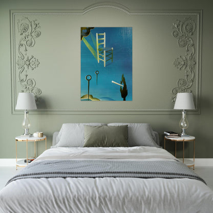 THE CHAIR 1 - Salvador Dali Brushed Aluminum Print - 70x100 cm / 28x40 inches | Salvador Dali Aluminum Print | Salvador Dali Prints