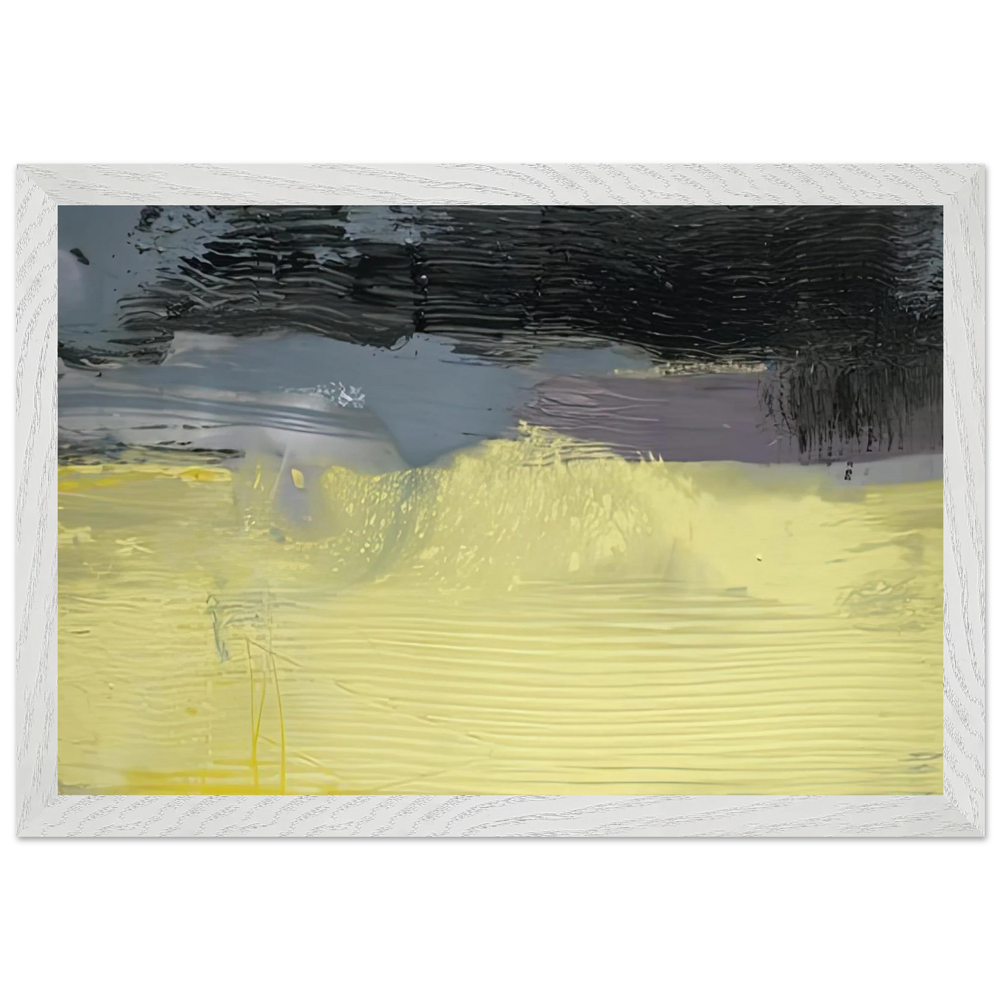 Helen Frankenthaler - Sandstorm, 1992- Wall Art - 21x29.7 cm / 8x12" - Premium Wooden Framed Poster With Fine Art Paper-canvas - White frame
