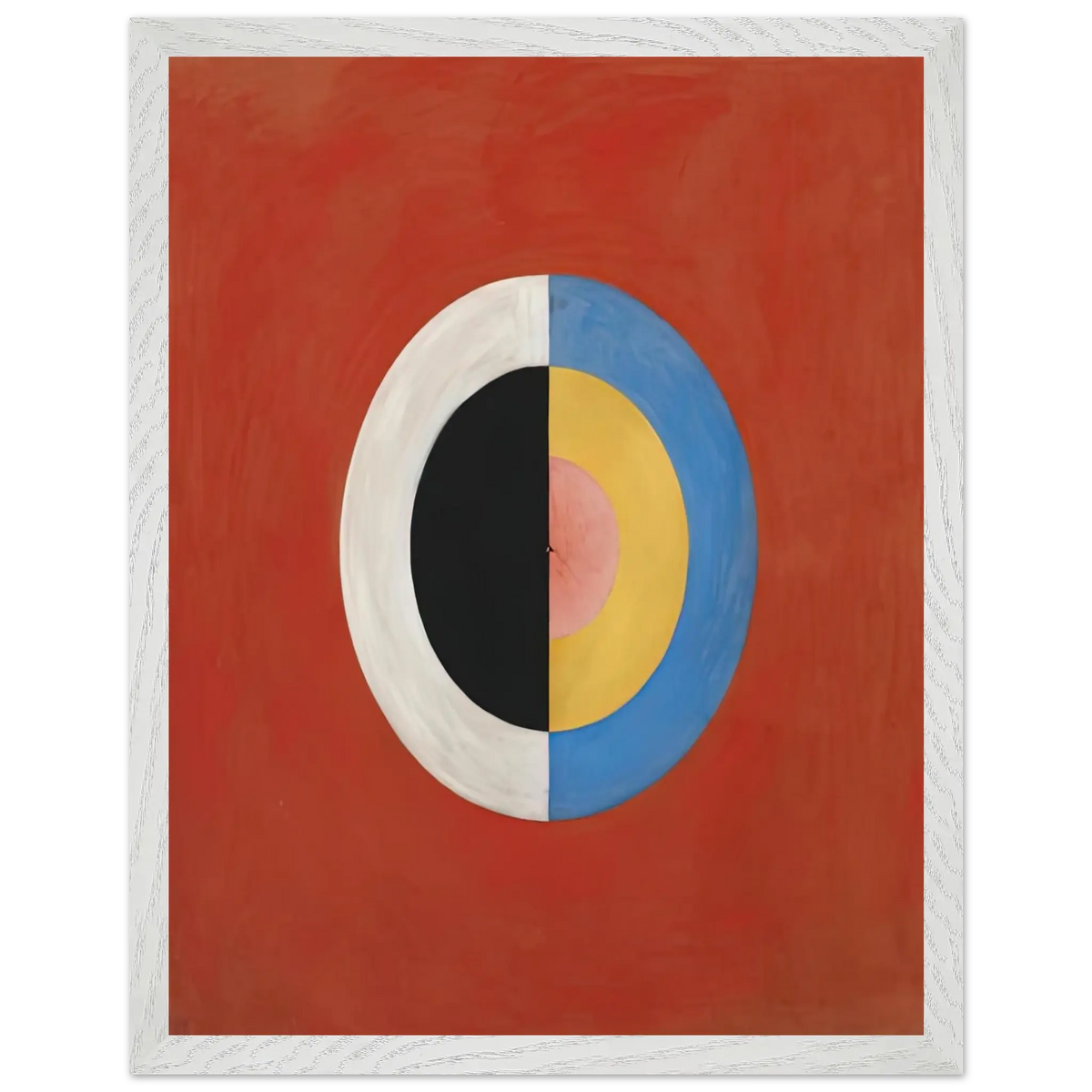 Hilma af Klint - THE SWAN NO 17 1915 0 Wall art - 20x25 cm / 8x10 Inches - Fine Art Poster - -