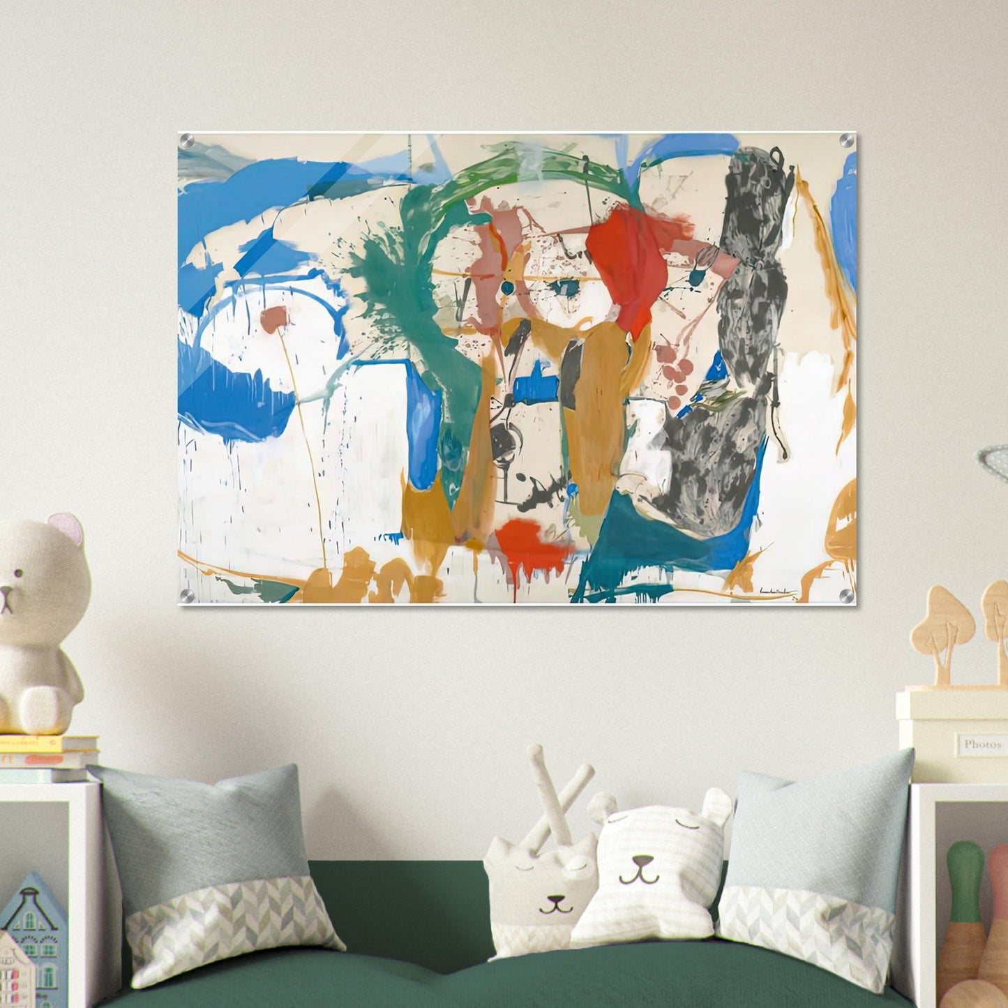 Madridscape, 1959- - Helen Frankenthaler Acrylic Print - 70x100 cm / 28x40″ inches