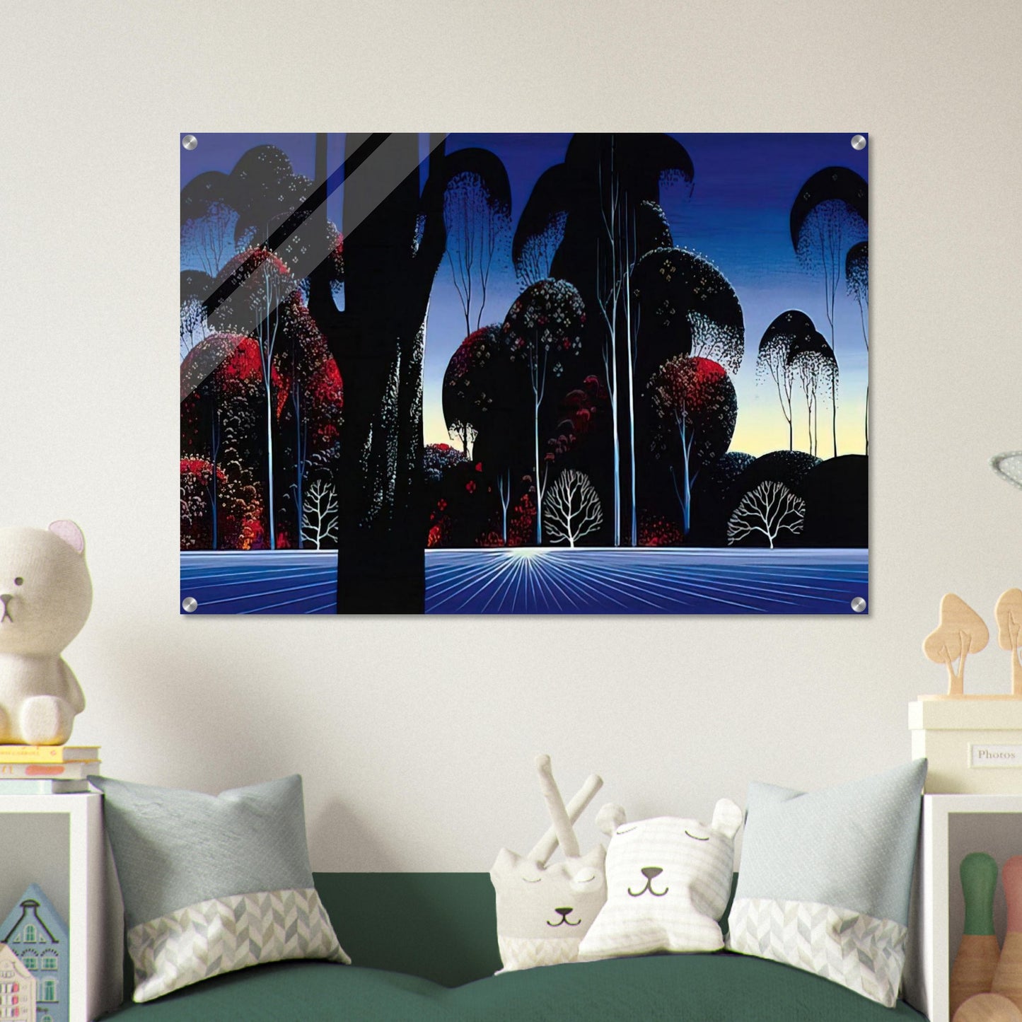 Dark Silence - Eyvind Earle Acrylic Print - 70x100 cm / 28x40″ inches