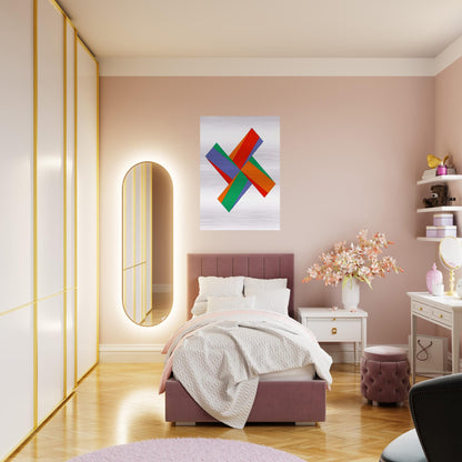Aus Portfolio Kinderstern - 1989 - Max Bill Brushed Aluminum Print - 70x100 cm / 28x40 inches | Max Bill Aluminum Print | Max Bill Prints