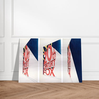 VIEW OF THE BIG PICTURE 1963 - Edward Ruscha Brushed Aluminum Print - 70x100 cm / 28x40 inches | Edward Ruscha Aluminum Print | Edward Ruscha Prints