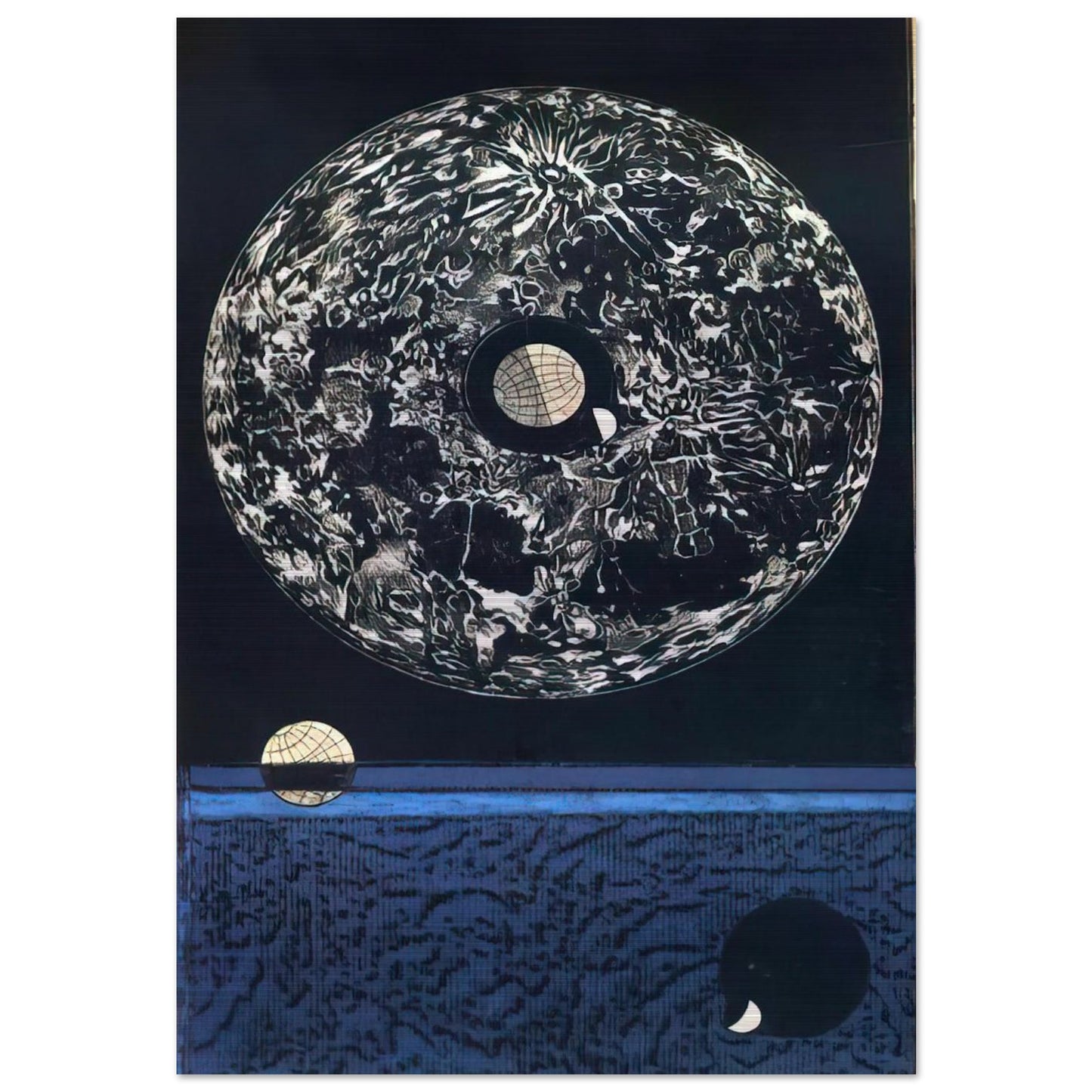 Configuration No.16 - Max Ernst Brushed Aluminum Print - 70x100 cm / 28x40 inches | Max Ernst Aluminum Print | Max Ernst Prints