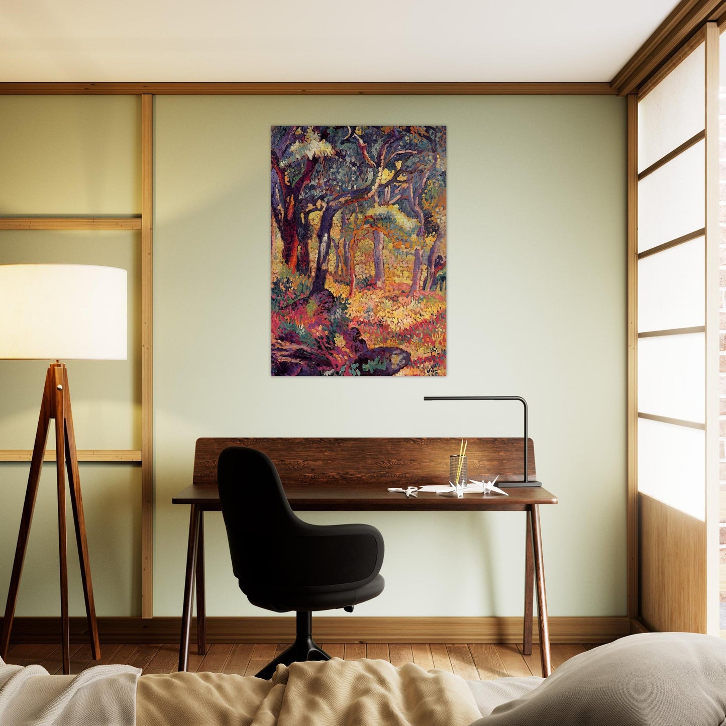 Study for The Clearing - Henri-Edmond Cross Brushed Aluminum Print - 70x100 cm / 28x40 inches | Henri-Edmond Cross Aluminum Print | Henri-Edmond Cross Prints